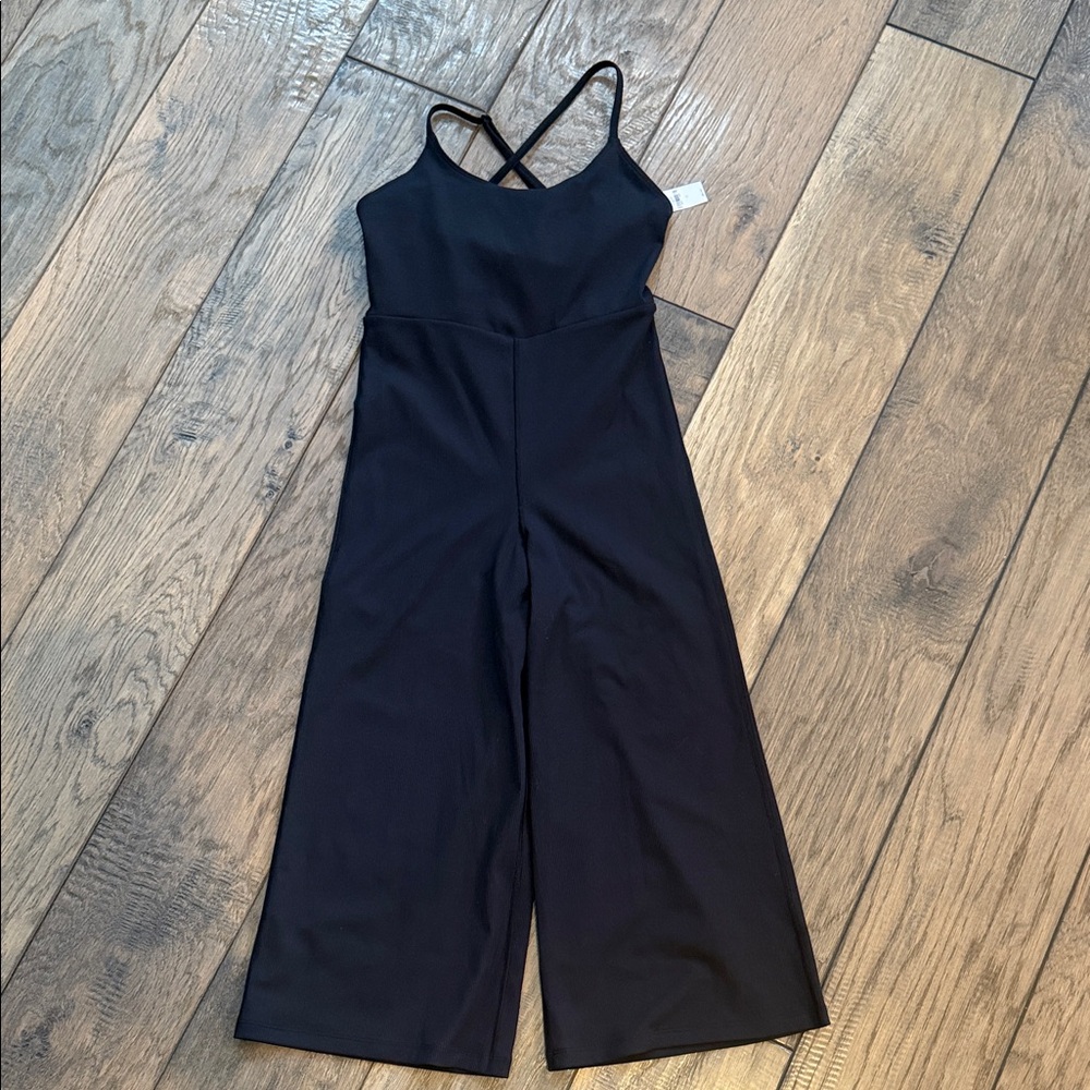 GAP Black Strappy Jumpsuit